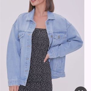 Chaqueta de lona forever 21, Jean jacket forever 21, new, size large